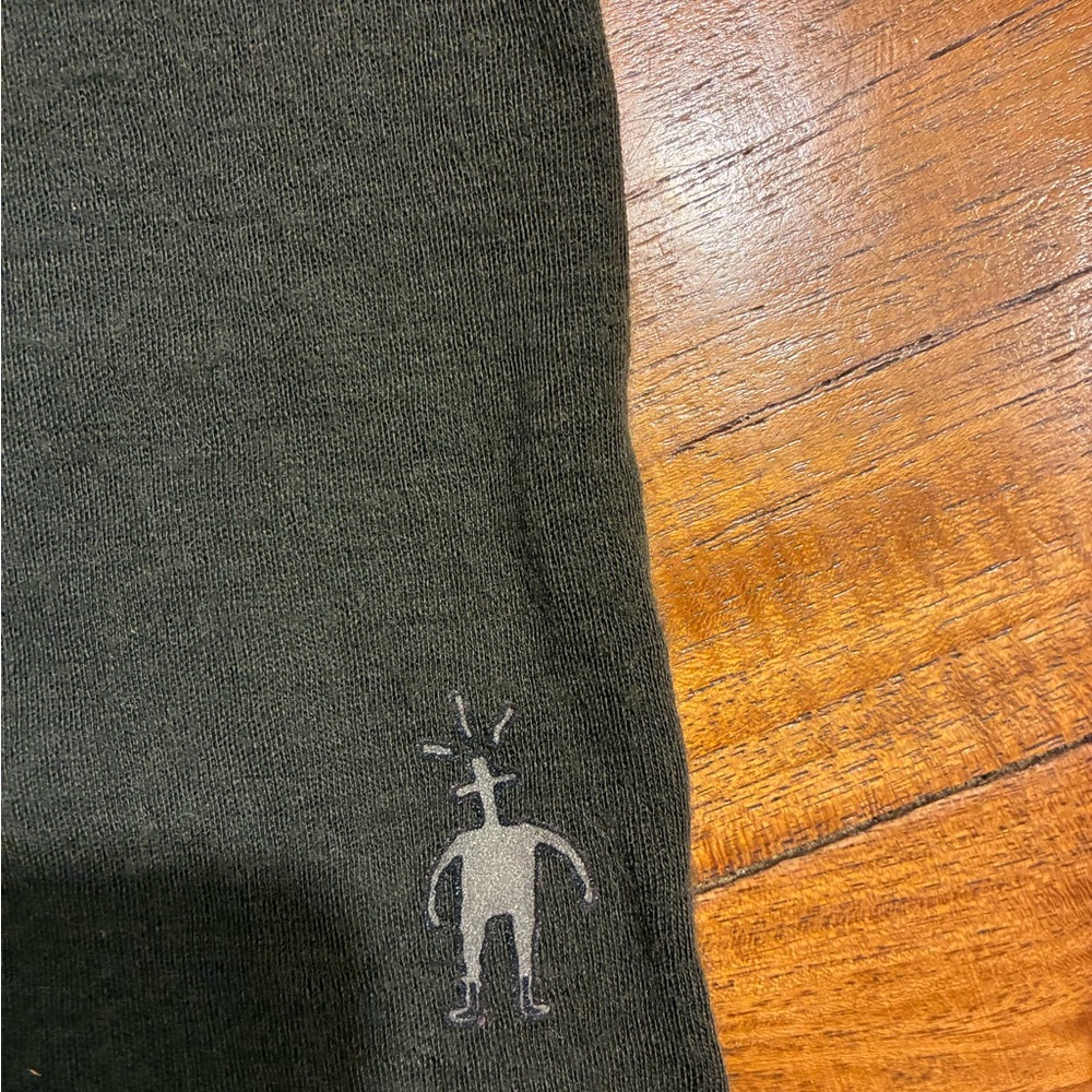 Smartwool Merino Wool Base Layer 1/4 Zip Top, Men’s XL Olive Green - Picture 4 of 6
